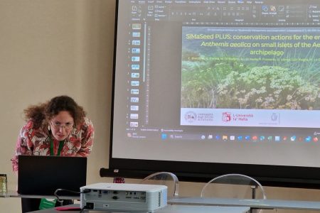 SiMaSeed PLUS at the XV International Seminar on Biodiversity Management and Conservation “Plant ecology and conservation in the Mediterranean area”