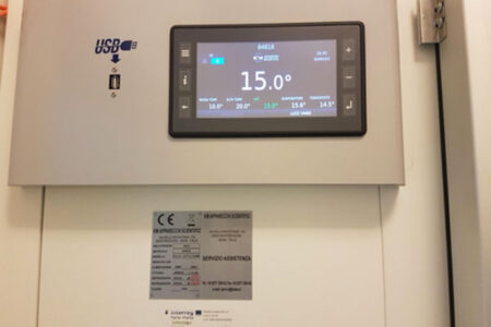 Camera di deidratazione (15°C, umidità relativa 15%)